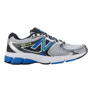 New balance 680 V2 silver blue black sneakers shoe
